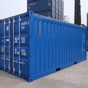 Contenedor de 20 pies con techo abatible