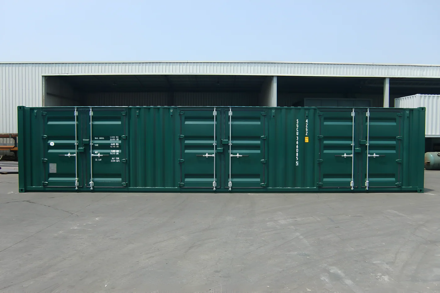 Contenedor de almacen de 40 pies y 6 puertas - Imagen 3
