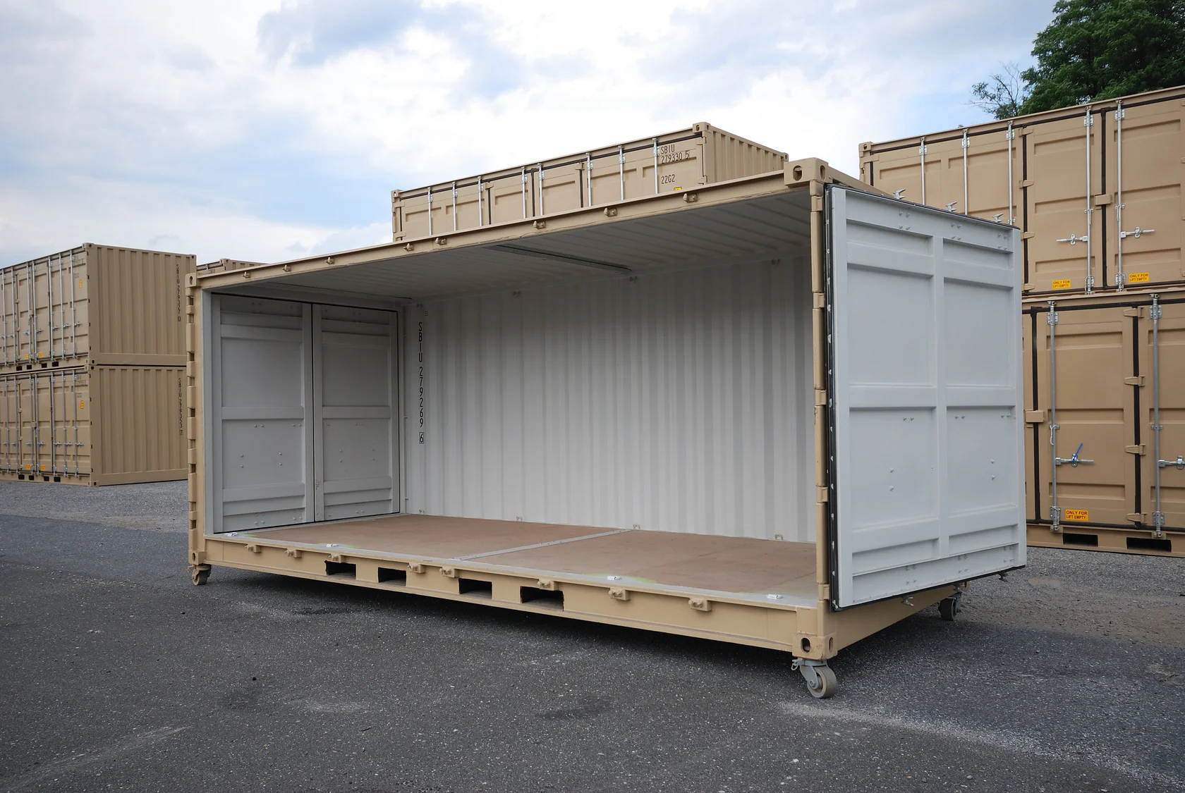 NUEVO CONTENEDOR ISO DE CARGA SECA DE 20 PIES – APERTURA LATERAL COMPLETA Y PUERTAS DOBLES, UN EXTREMO - Imagen 2