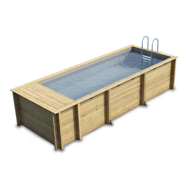 Piscina Madera Pool’n Box 620x250x133cm BWT Arena Versátil - Imagen 2